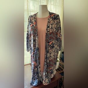 Liberty Love Floral Kimono 2XL